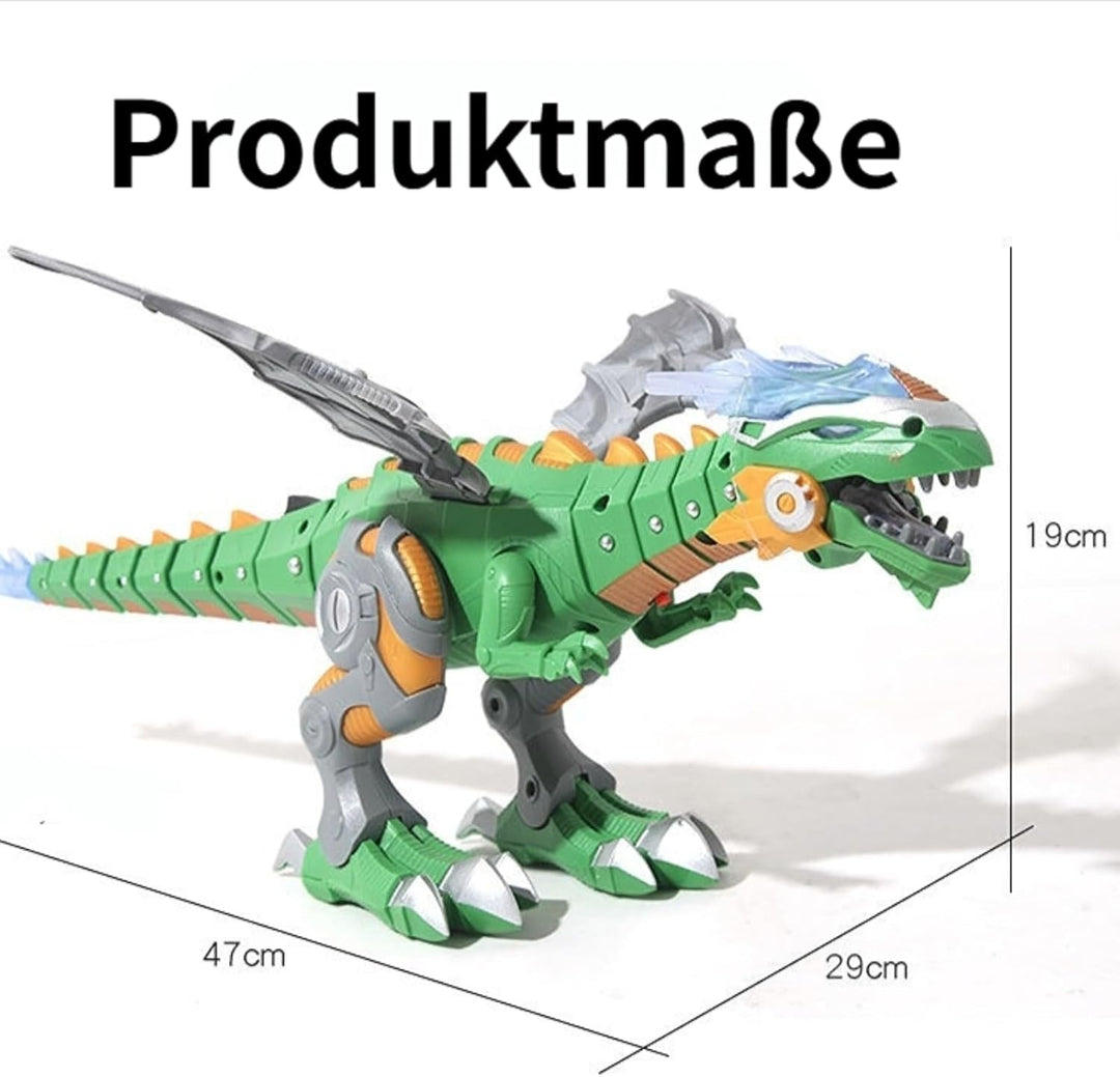 Srliya Nebelsprühroboter, Drachenspielzeug, für Kinder, Wandelnder Dinosaurier, Feuerspeiendes Wasse