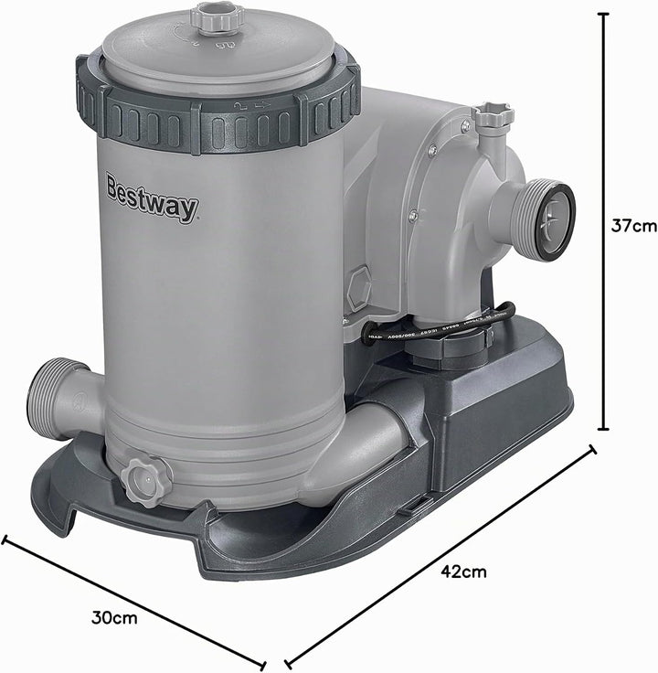 Bestway 58391-7 Filterpumpe für oberirdische Pools mit 9.463 l/h