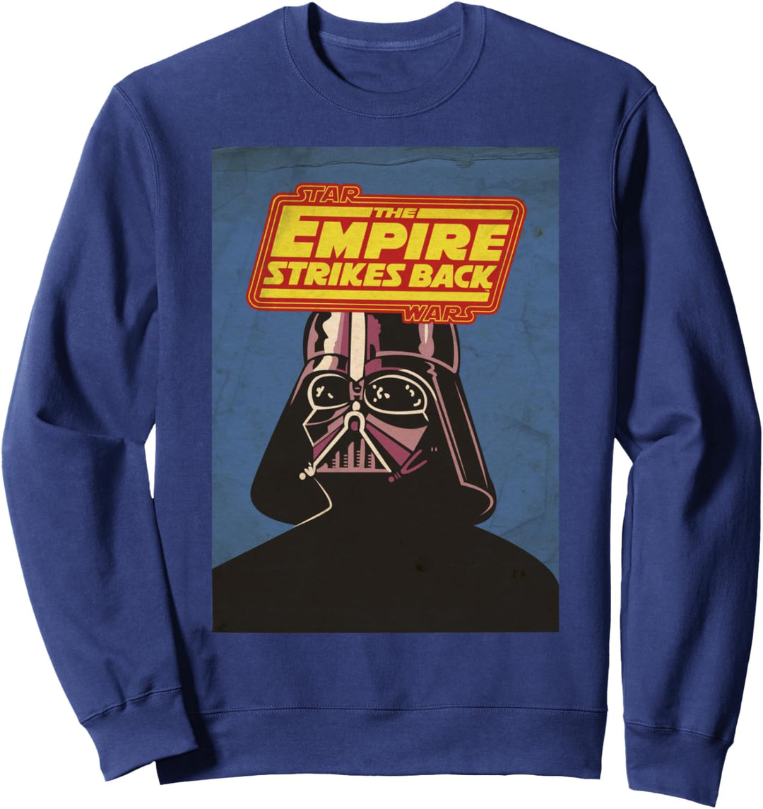 Star Wars Darth Vader Blue Vintage Trading Card Sweatshirt