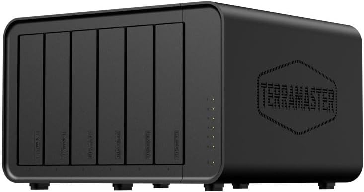 TerraMaster F6-424 6bay NAS, Quad-Core, 8GB DDR5, Diskless