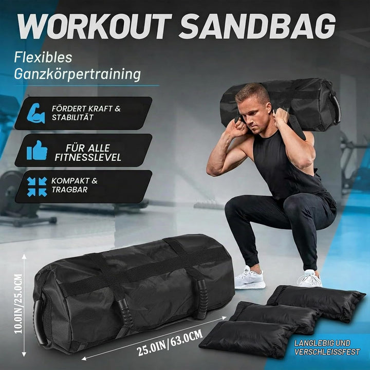 Taeku Power Bag Fitness-Sandsäcke Workout Gewichte Sandbag für Functional Training, Fitness, Kraft,
