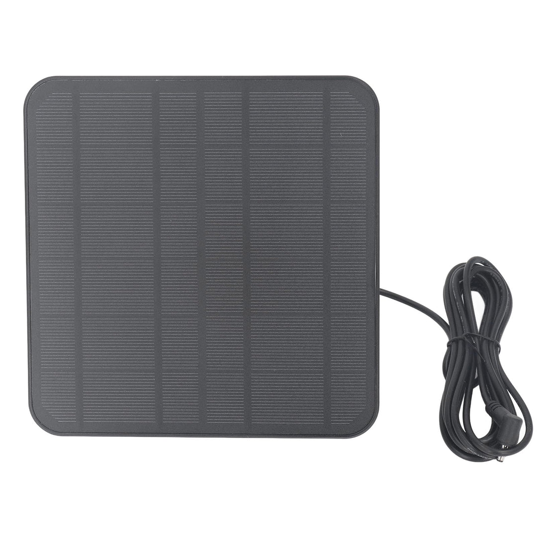 12 W Solarpanel Ladegerät für Ringkamera, IP65 Wasserdichtes, Verstellbares, Wandmontiertes Solarpan