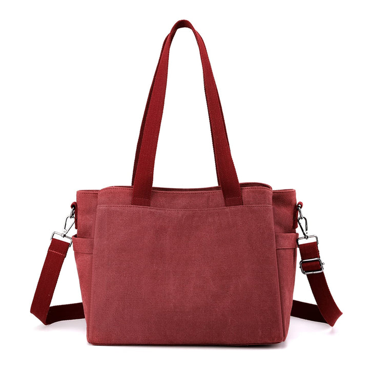 CORIOS Damen Schultertasche Canvas Handtasche Casual Tragetasche Grosse Kapazität Umhängetasche Mult
