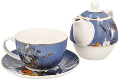 Goebel Teekanne Artis Orbis Sommerblumen von Jan Davidsz de Heem aus New Bone China, Grösse: 15,5x15
