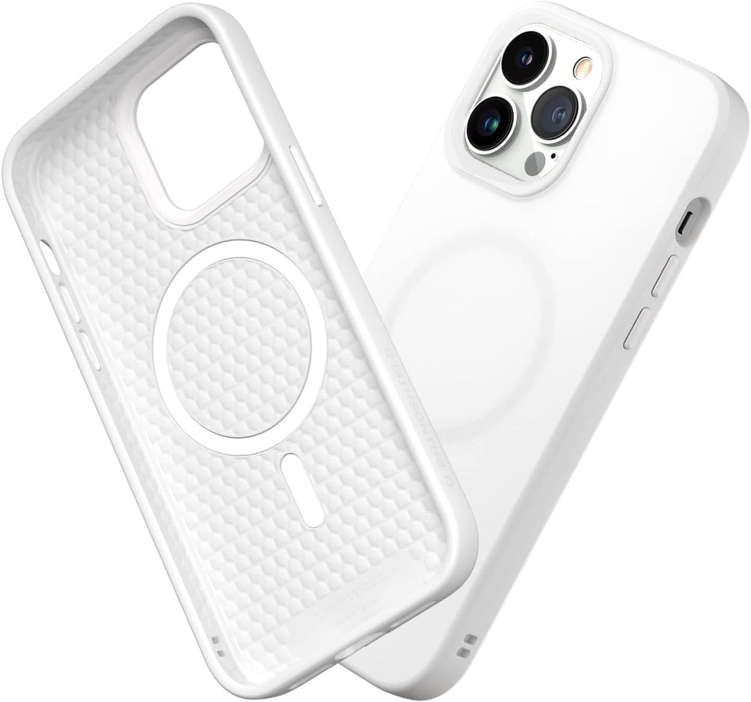 RhinoShield Case kompatibel mit [iPhone 13 Pro Max] | SolidSuit - MagSafe-kompatibel -Stossdämpfende