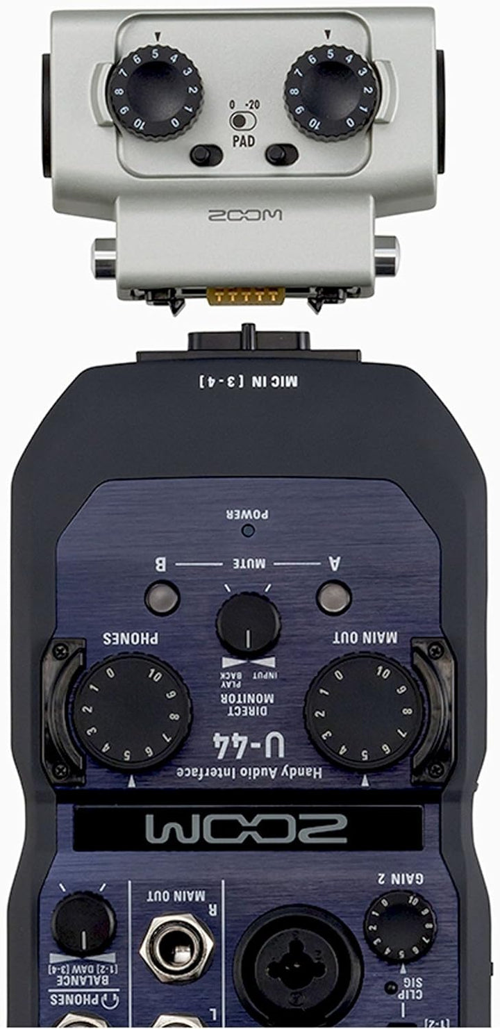 ZOOM U-44 Handy Audio Interface Blau, Blau