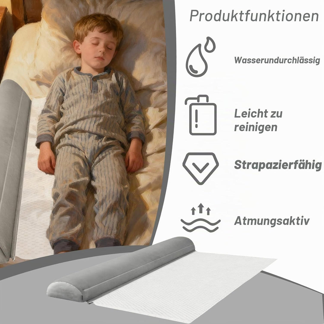 Rausfallschutz Aufblasbar, Rausfallschutz Bett – Tragbar und Faltbar (Geeignet für Reisen), Rutschfe