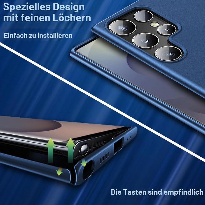 sqgylgl Ultradünne Hülle für Samsung Galaxy S25 Ultra 5G, Extrem Dünn Matte S25 Ultra Handyhülle PC