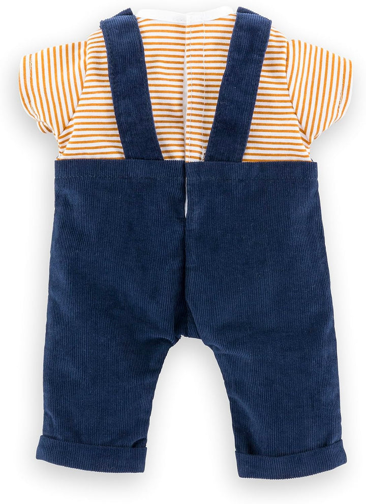 Corolle T-Shirt und Latzhose, Marineblau, Kleidung, für Puppen, 36 cm, ab 2 Jahren, 9000141890