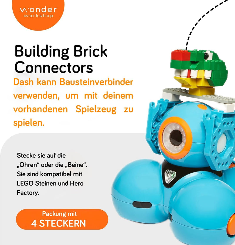 Wonder Workshop Dash Robot Wonder Pack – Coding Robot Educational Bundle for Kids 6+ – Free STEM App