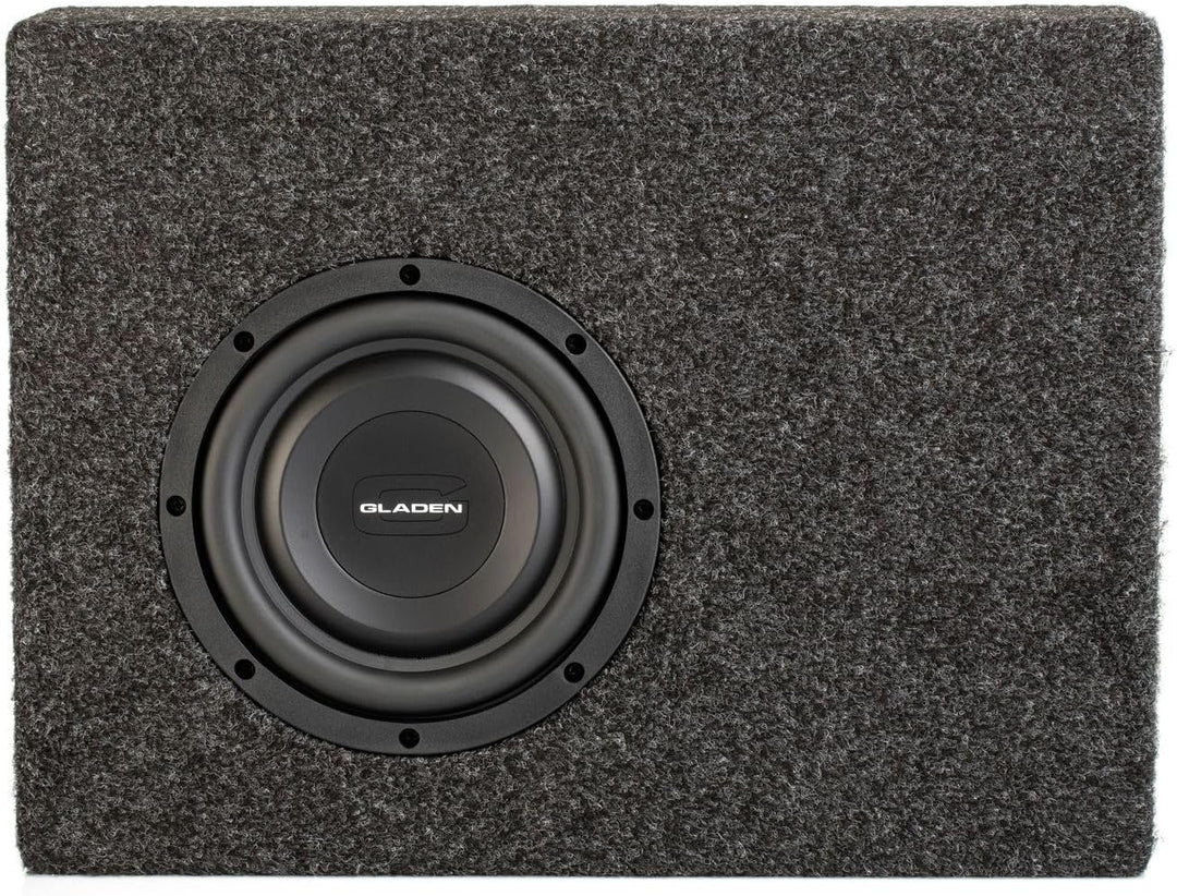 Gladen RSX08 Slim-VB-CU | 20cm Bassreflex Downfire Subwoofer
