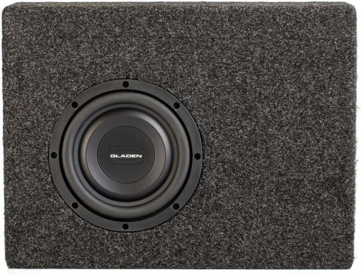 Gladen RSX08 Slim-VB-CU | 20cm Bassreflex Downfire Subwoofer