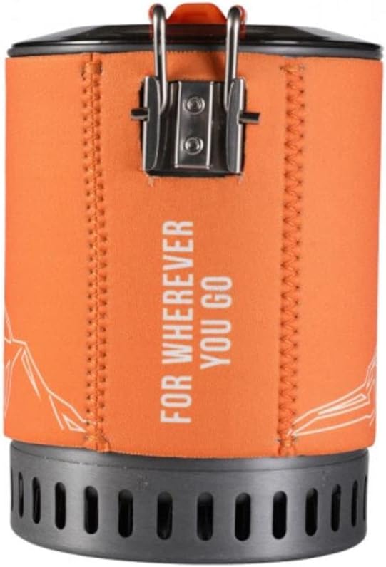 Vango Ultraleichter Tragbarer Kocher, Wärmetauscher-Kochset, Grau, 1 Liter, Flüssiggas, Aluminium