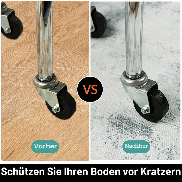 Famibay Bodenschutzmatte BüRostuhl 120x150cm Schreibtischstuhl Unterlage Grau Bodenmatte rutschfest