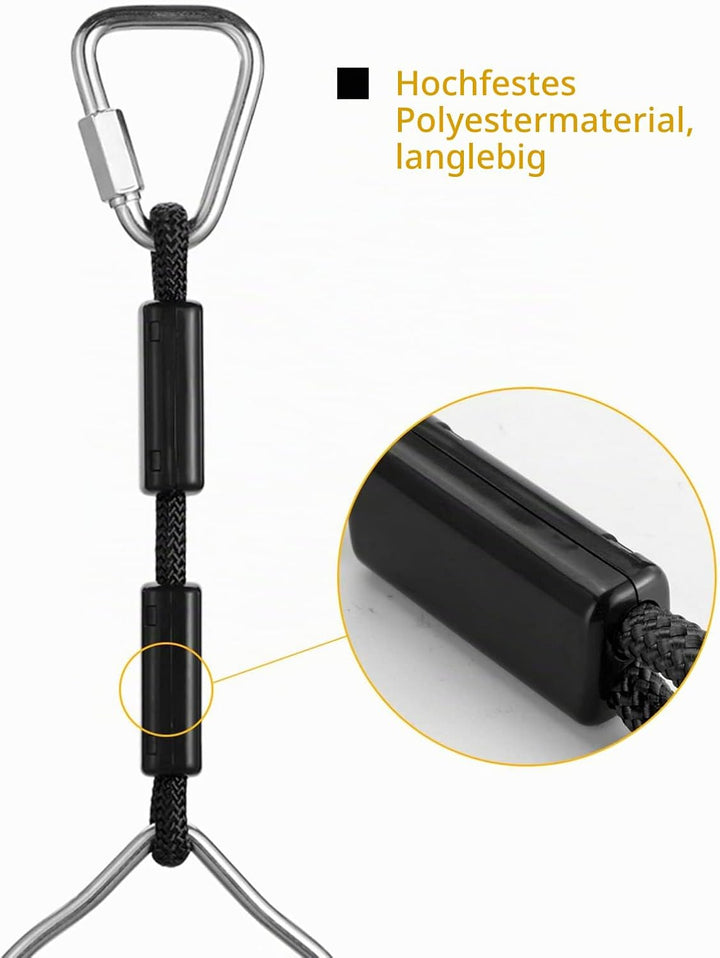 4 Stück Kinder Klettern Ringe, PELLOR Multifunktions turnringe Kinder Trapeze Schaukel mit Kunststof