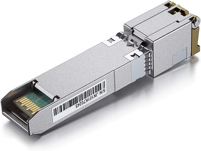 10Gtek 1.25/2.5/5/10GBase-T SFP+ RJ-45 CAT.6a Kupfer Transceiver 30-Meter, Auto-Negotiation SFP+ Eth