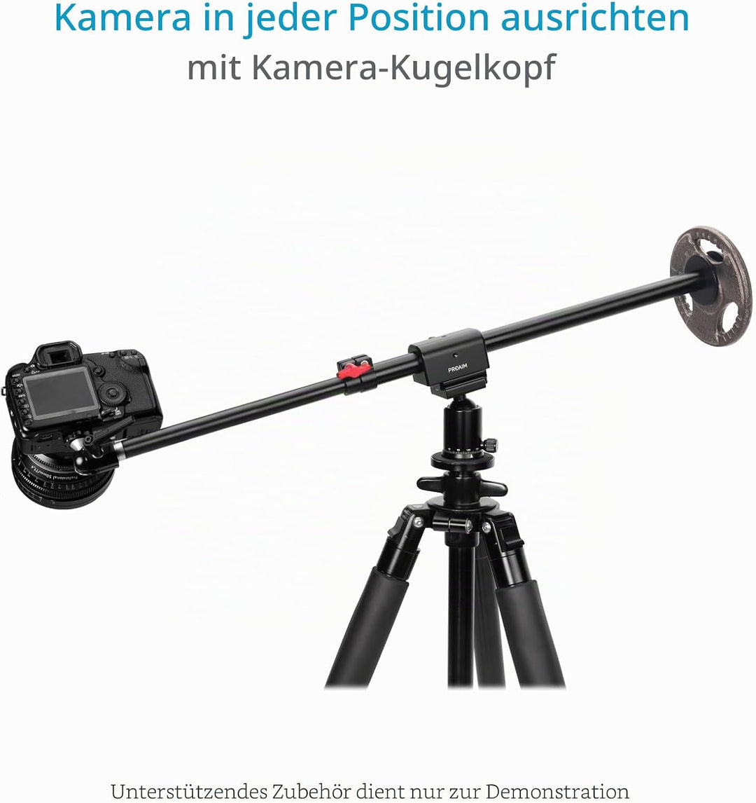 PROAIM Overhead Foto- und Videokamera Boom Pole. Für Overhead-Kamera-/Tischansichten. 23 bis 40" Tel