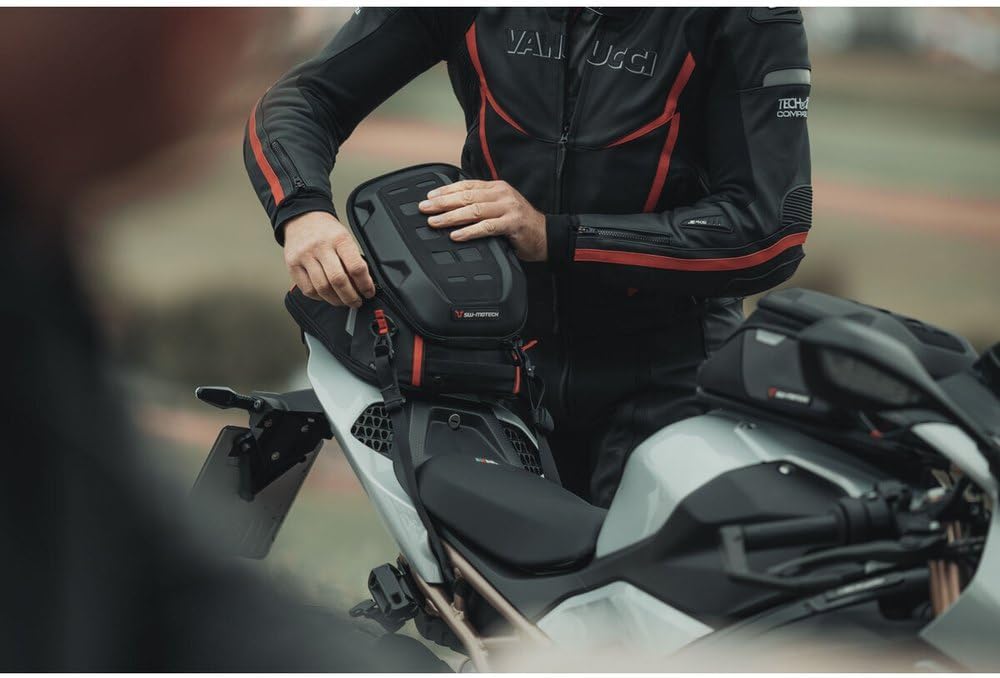 PRO Roadpack Tail Bag 1680D Ballistic Nylon. Black/Anthracite. 8-14 l.