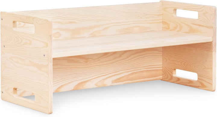 Ehrenkind® Kinder Wendebank | Bank aus Kiefernholz, Montessori-inspiriert, höhenverstellbar & kippsi