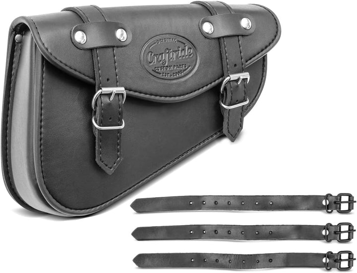 BS-Motoparts Satteltasche für Keeway Superlight 125 Arizona Schwarz Links