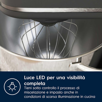 Electrolux Küchenmaschine Planetaria Multifunktions-Küchenmaschine, E6KM1-4PPT, Kitchen Assistent Ma