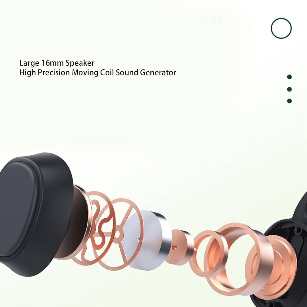 ciciglow K08 Knochenleitungskopfhörer, Bluetooth 5.3 Stereo-Kopfhörer mit Offenem Ohr, ENC-Rauschunt