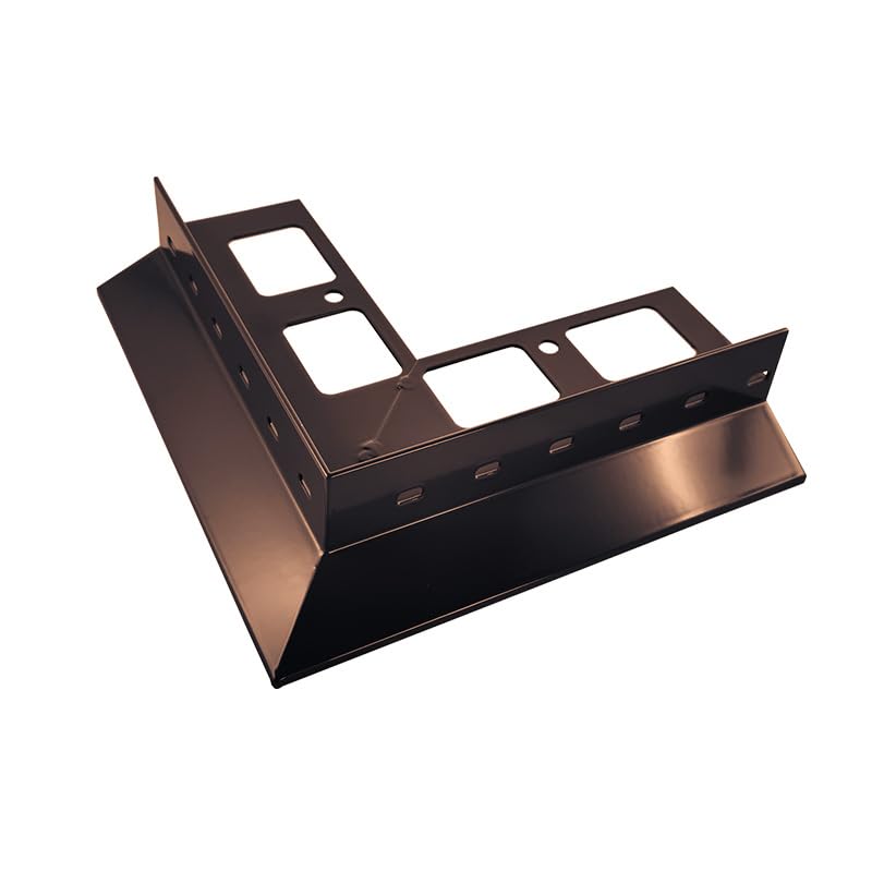 Renoplast® Aluminium Ecke 90° für Traufprofil D25 Braun | Fertigstellung von Terrassen und Balkonen