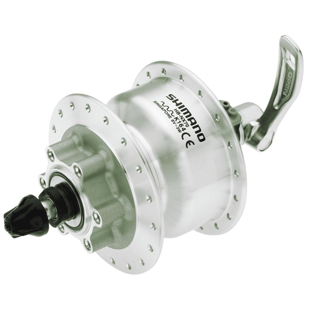 SHIMANO Unisex – Erwachsene DH-3D32 Nabendynamo, schwarz, Einheitsgrösse