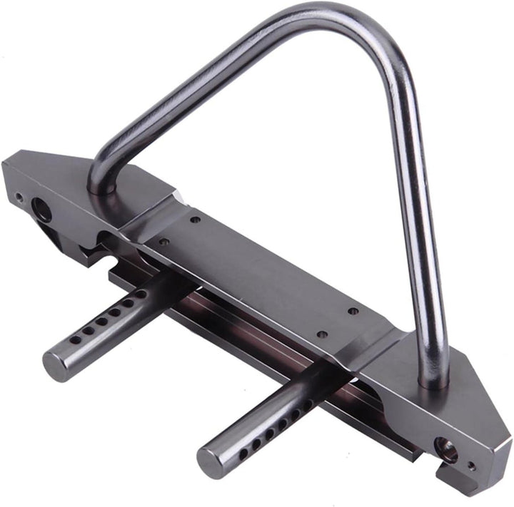 HERCHR RC Frontstossstange, 132mm/5,2 Zoll Aluminiumlegierung RC Car Frontstossstange Auto Stossfäng