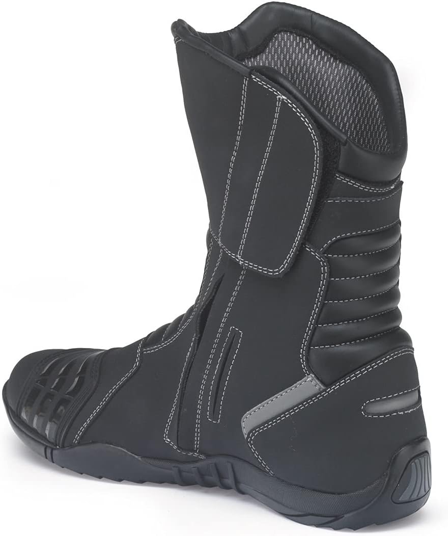Kochmann Zyklon wasserdichte Motorradstiefel 44 EU Schwarz, 44 EU Schwarz