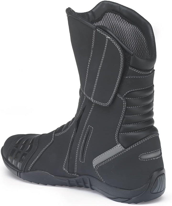 Kochmann Zyklon wasserdichte Motorradstiefel 44 EU Schwarz, 44 EU Schwarz