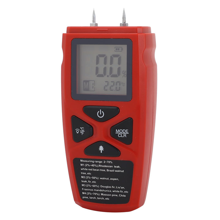 Holzfeuchtemessgeräte,Digitaler Holzfeuchtigkeitsdetektor Vom Stifttyp mit Hintergrundbeleuchtetem D
