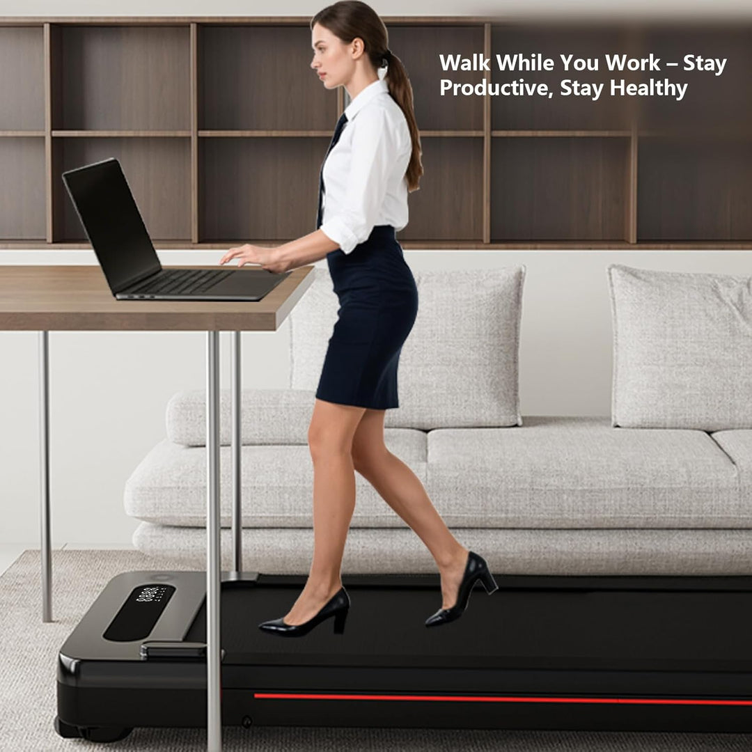 Bluearth Walking Pad mit 10% Automatische Steigung, Laufband Schreibtisch für Zuhause und Büro, Smar
