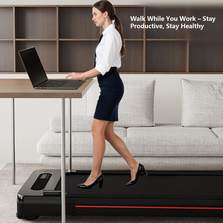 Bluearth Walking Pad mit 10% Automatische Steigung, Laufband Schreibtisch für Zuhause und Büro, Smar