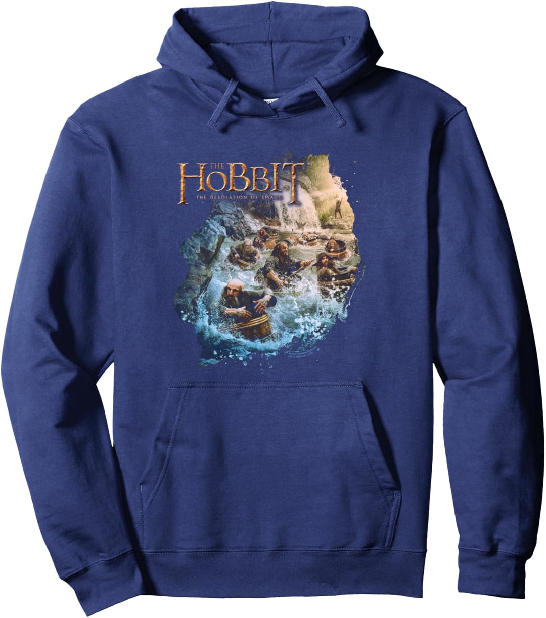 Hobbit Barreling Down Pullover Hoodie