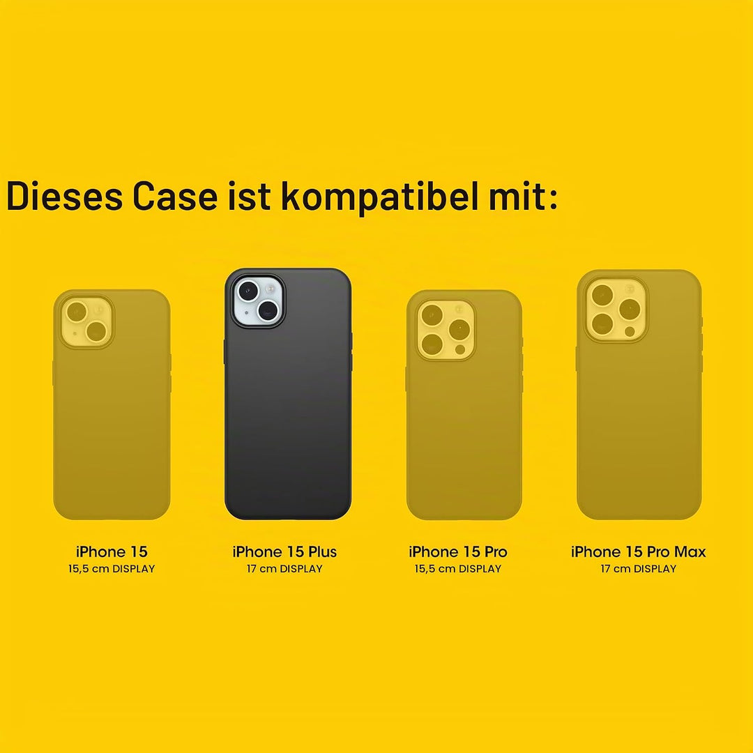 OtterBox iPhone 15 Plus und iPhone 14 Plus Commuter Series Hülle – Crisp Denim (Blau), schlank und r