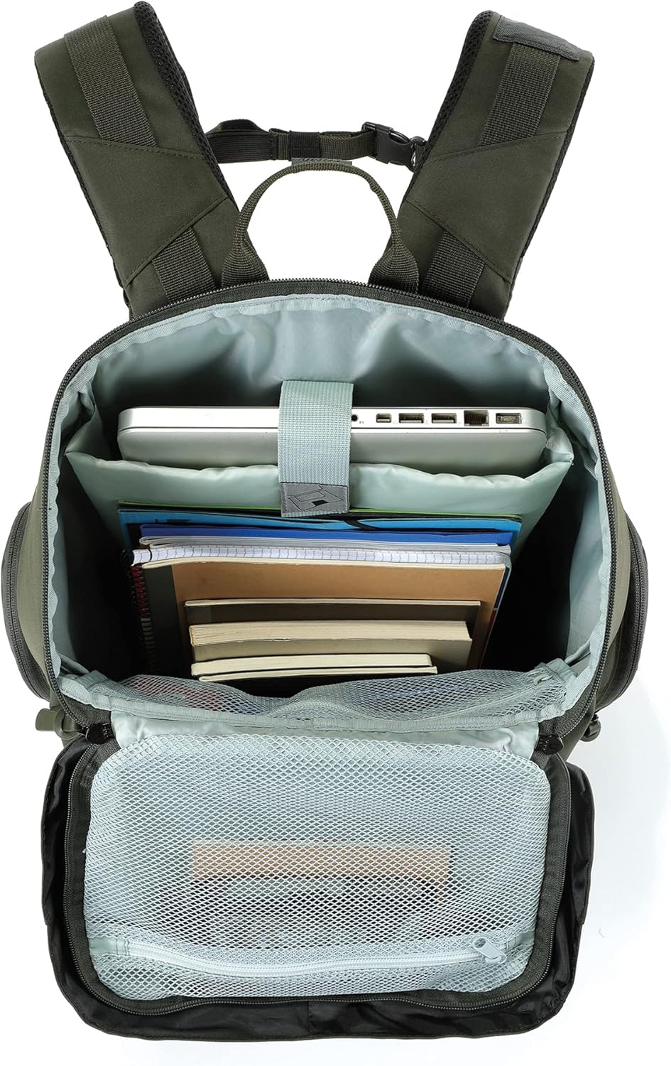 Nitro Weekender Alltagsrucksack mit gepolstertem Laptopfach, Schulrucksack, Wanderrucksack inkl. Nas