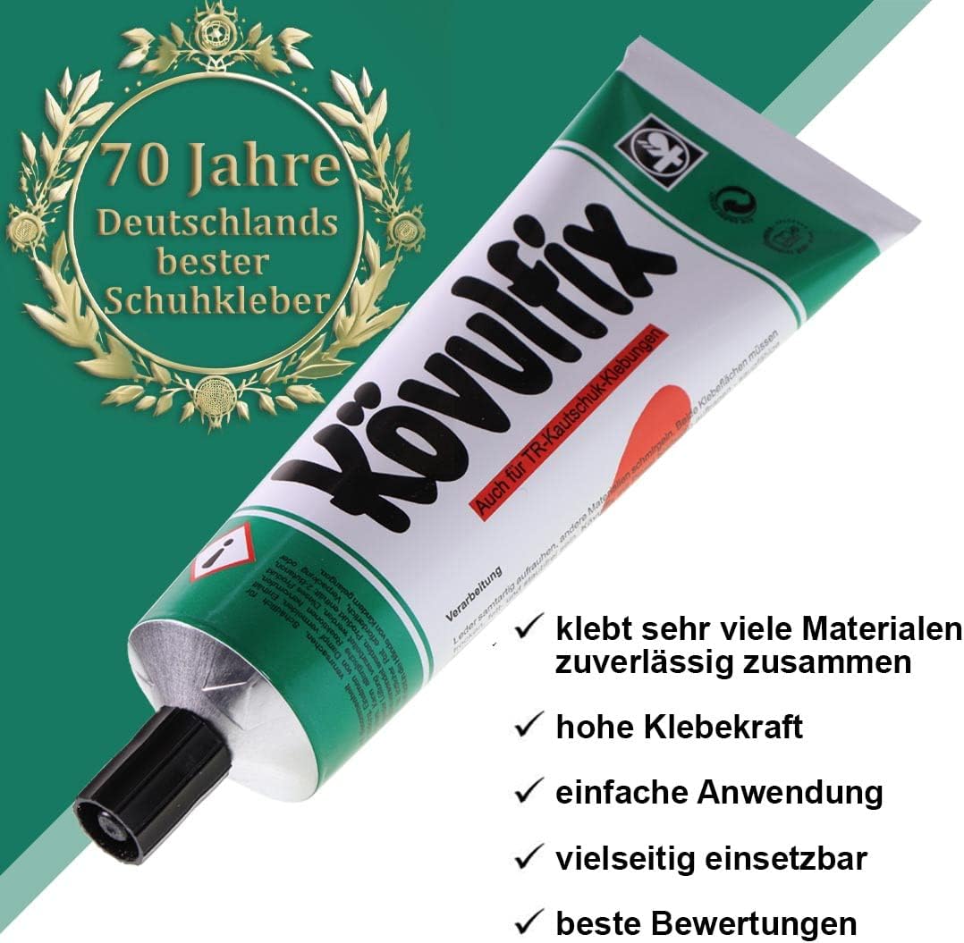 Langlauf Schuhbedarf Absatz Schuhreparatur Set - Transtop Absatzgummi rutschfest - schwarz (249mm x