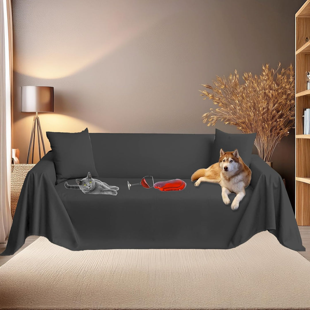 Byour3 – Sofabezug SUPER WASSERDICHT 3 2 4 Sitzer - Sofaschoner Katze Hund Kinder Haustiere - Sofasc