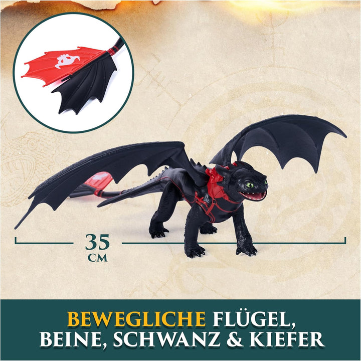 Dreamworks Dragons, Drachenzähmen leicht gemacht - Wikinger & Drachen Actionfiguren-Set, Hicks und O