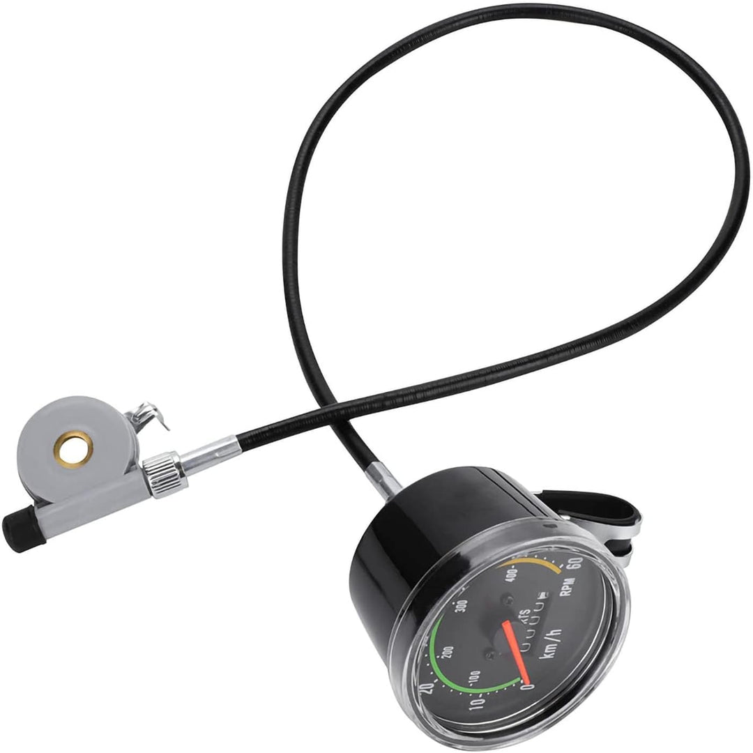 Kilometerz?hler, mechanischer Fahrrad-Geschwindigkeitsmesser, Aluminiumlegierung, Fahrradcomputer, C