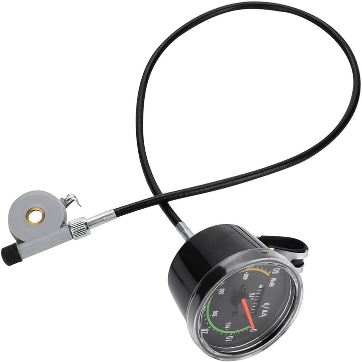 Kilometerz?hler, mechanischer Fahrrad-Geschwindigkeitsmesser, Aluminiumlegierung, Fahrradcomputer, C