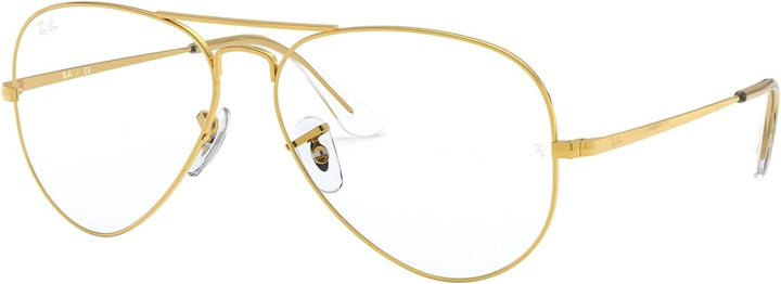 Ray-Ban Unisex AVIATOR-0RX64893086, Legend Gold, 55