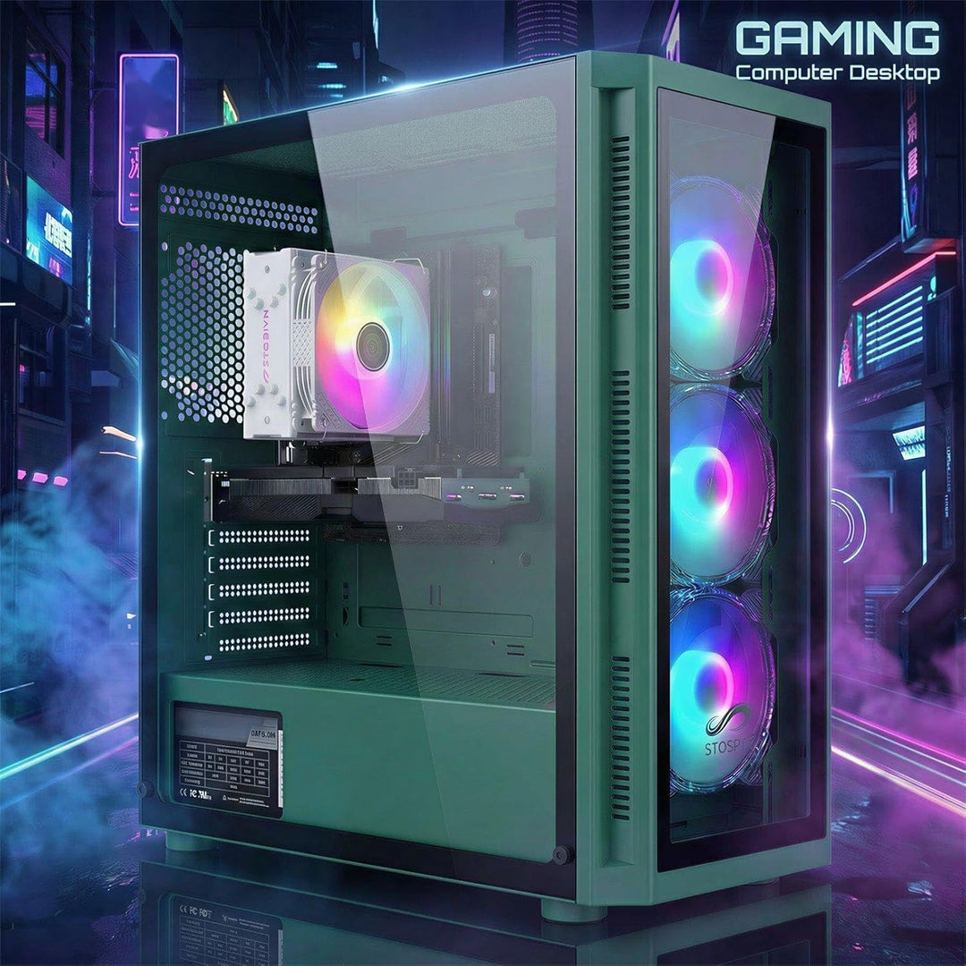 STGsivir Gaming PC, GeForce RTX 3050 6GB GDDR6,Core i7 bis zu 3.9Ghz,16G DDR,1TB SSD,WLAN 6,BT5.0,RG
