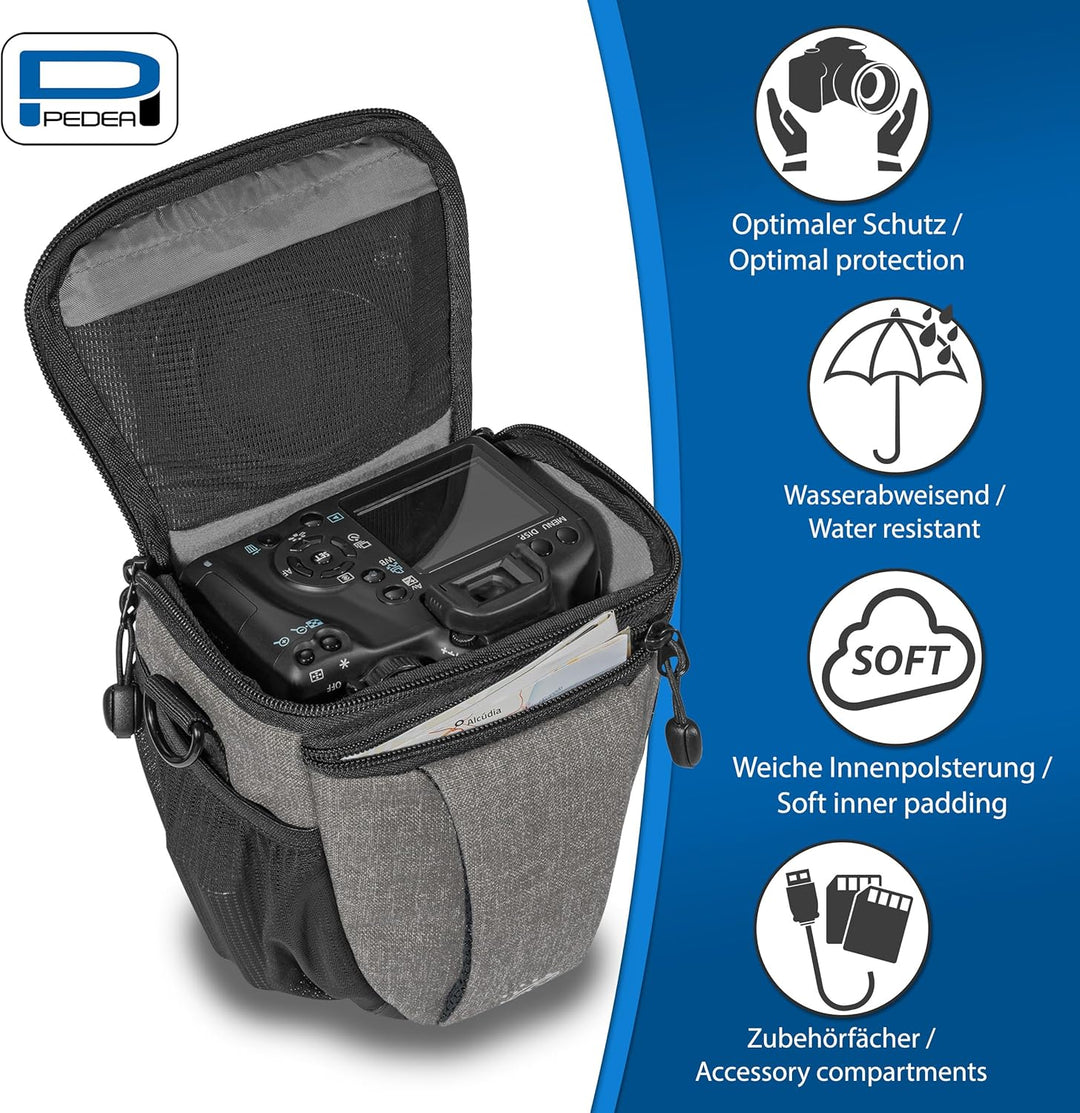 Pedea Kameratasche Fashion für Spiegelreflex DSLR SLR Spiegelreflexkamera Fototasche für DLSM System