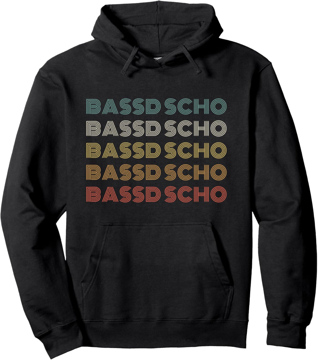 Lustiger Spruch Fränkisch: Bassd scho. Franken Vintage 70er Pullover Hoodie