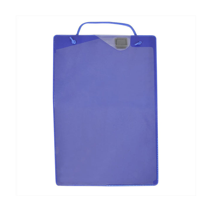 10 Robuste Werkstattauftragstaschen DIN A4 blau 10er Pack Auftragsmappen Kfz mit Schlüsselfach und H