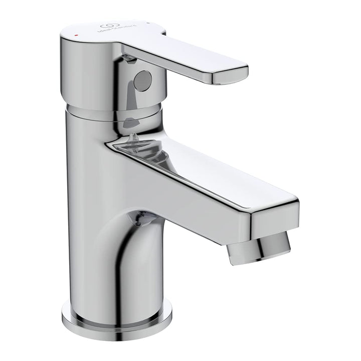 Ideal Standard B1148AA Calista Einhebel-Einloch-Waschtischmischer mit Ablaufgarnitur, Chrom Basin Mi