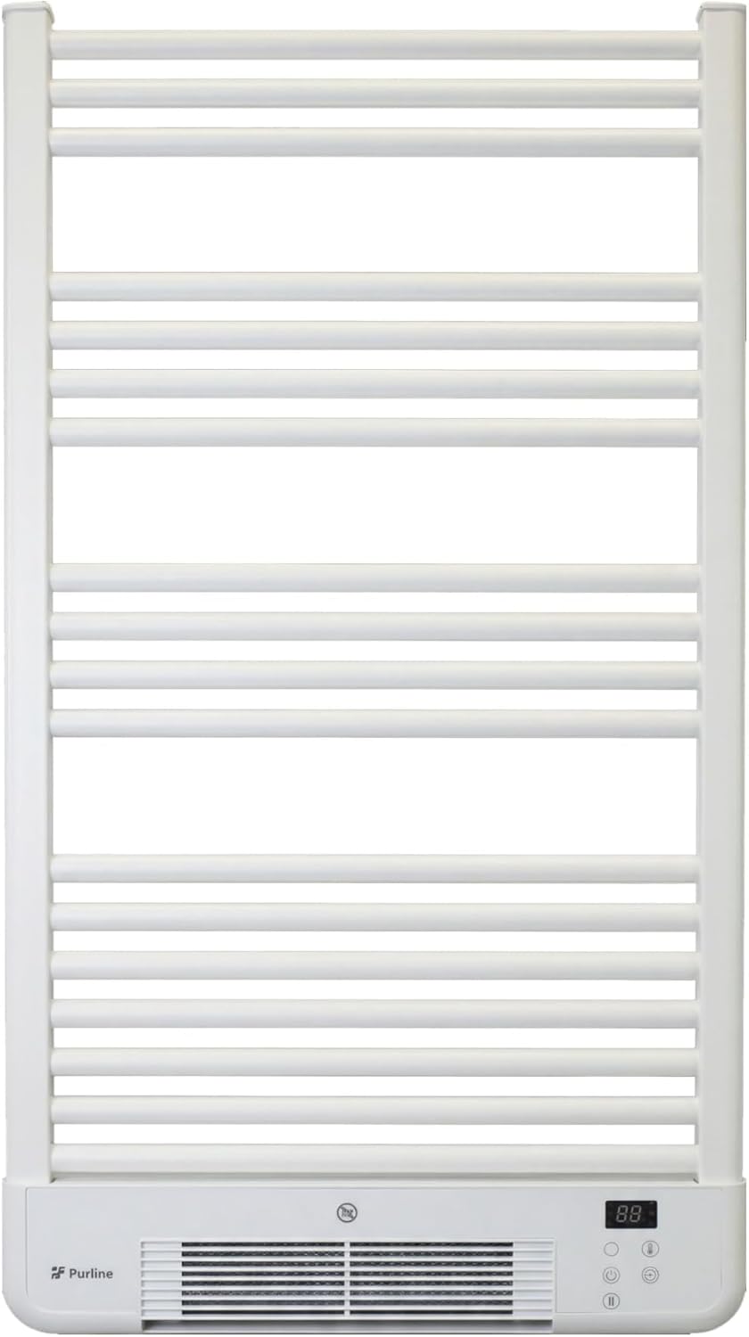 PUR LINE NTW-11B Turbo-Heizkörper, elektrisch, weiss, mit integriertem Heizkörper, elektrischer Hand