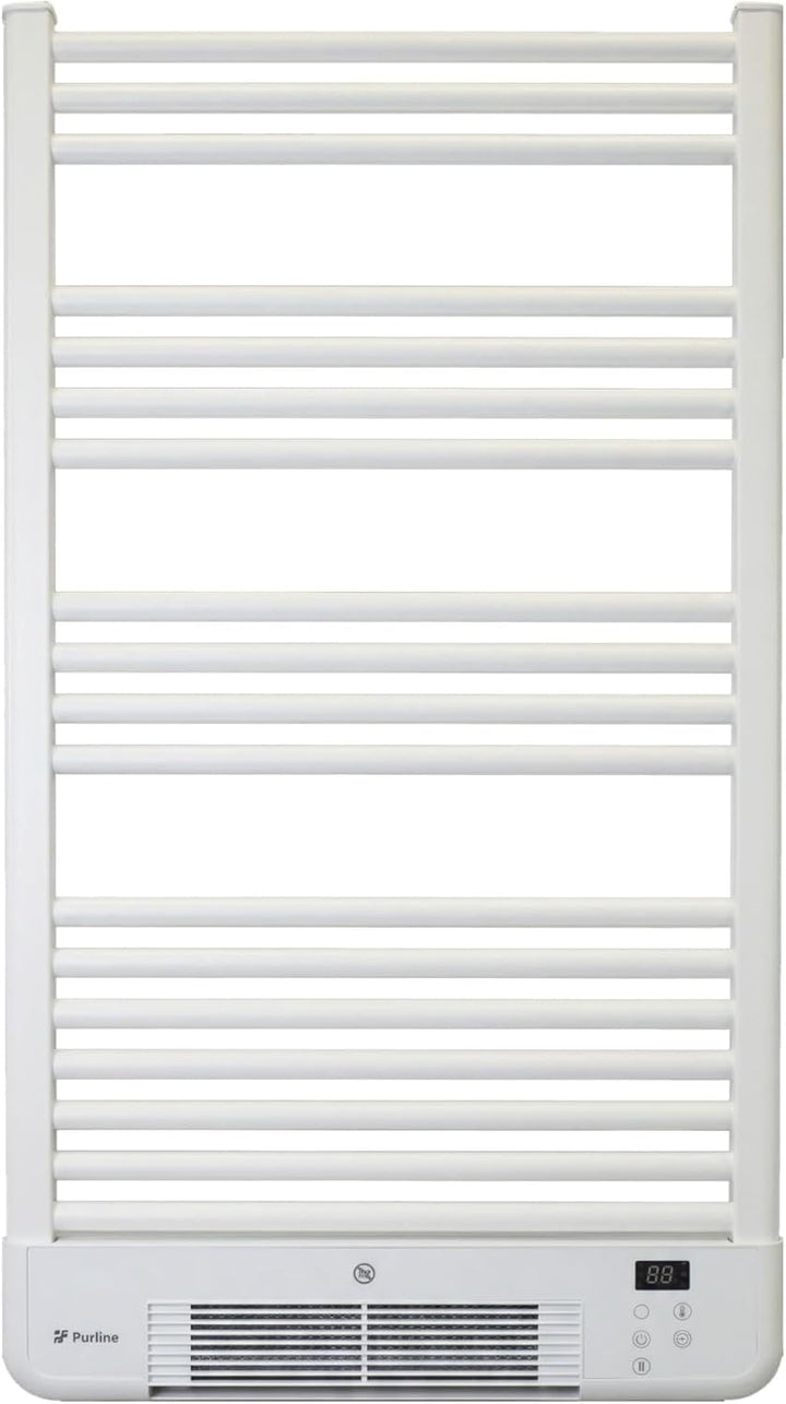 PUR LINE NTW-11B Turbo-Heizkörper, elektrisch, weiss, mit integriertem Heizkörper, elektrischer Hand